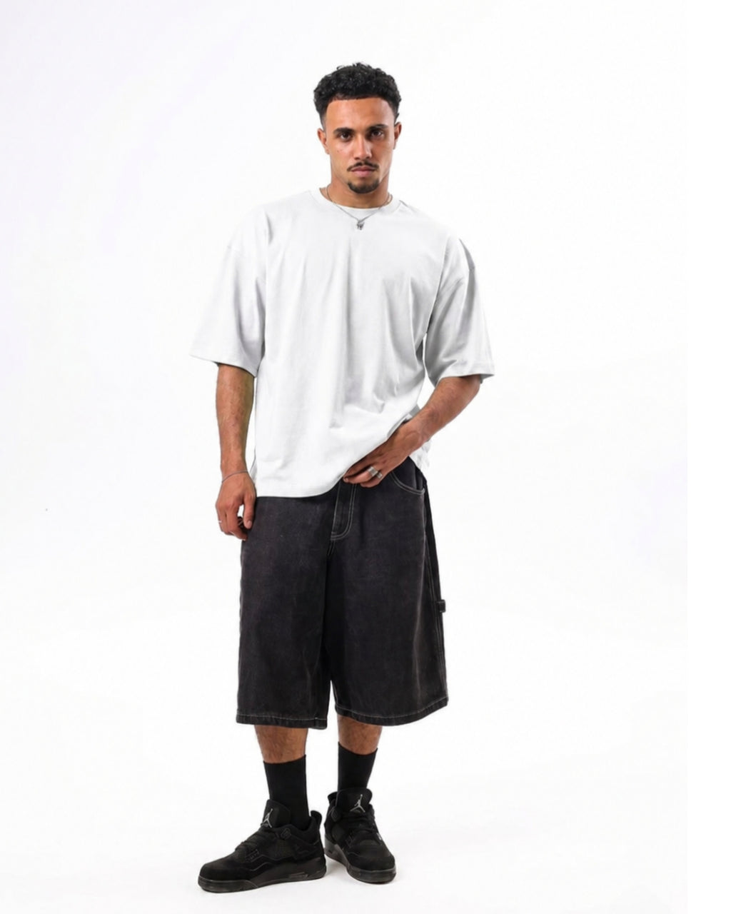 Oversized t-shirt -White color