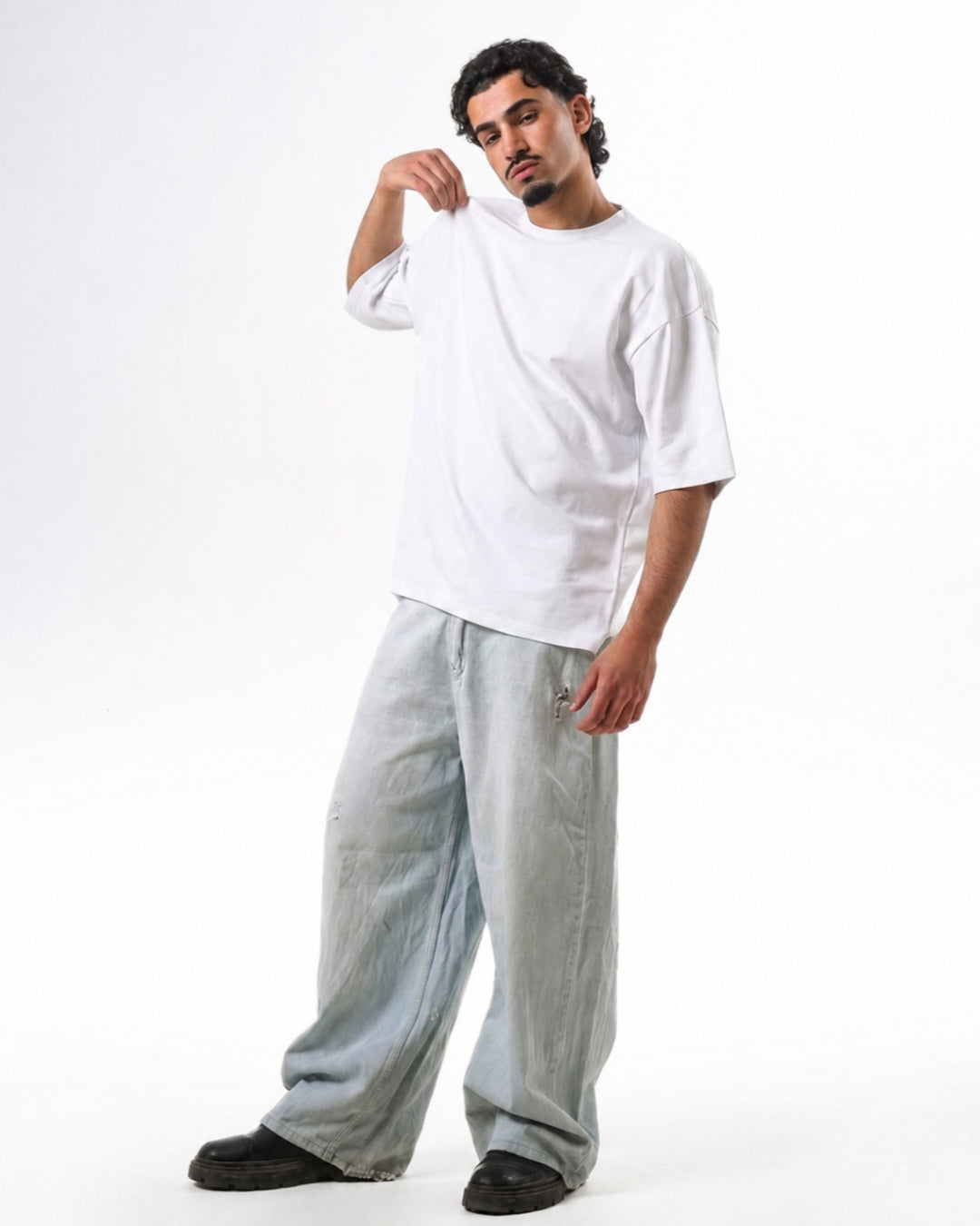 Oversized t-shirt -White color