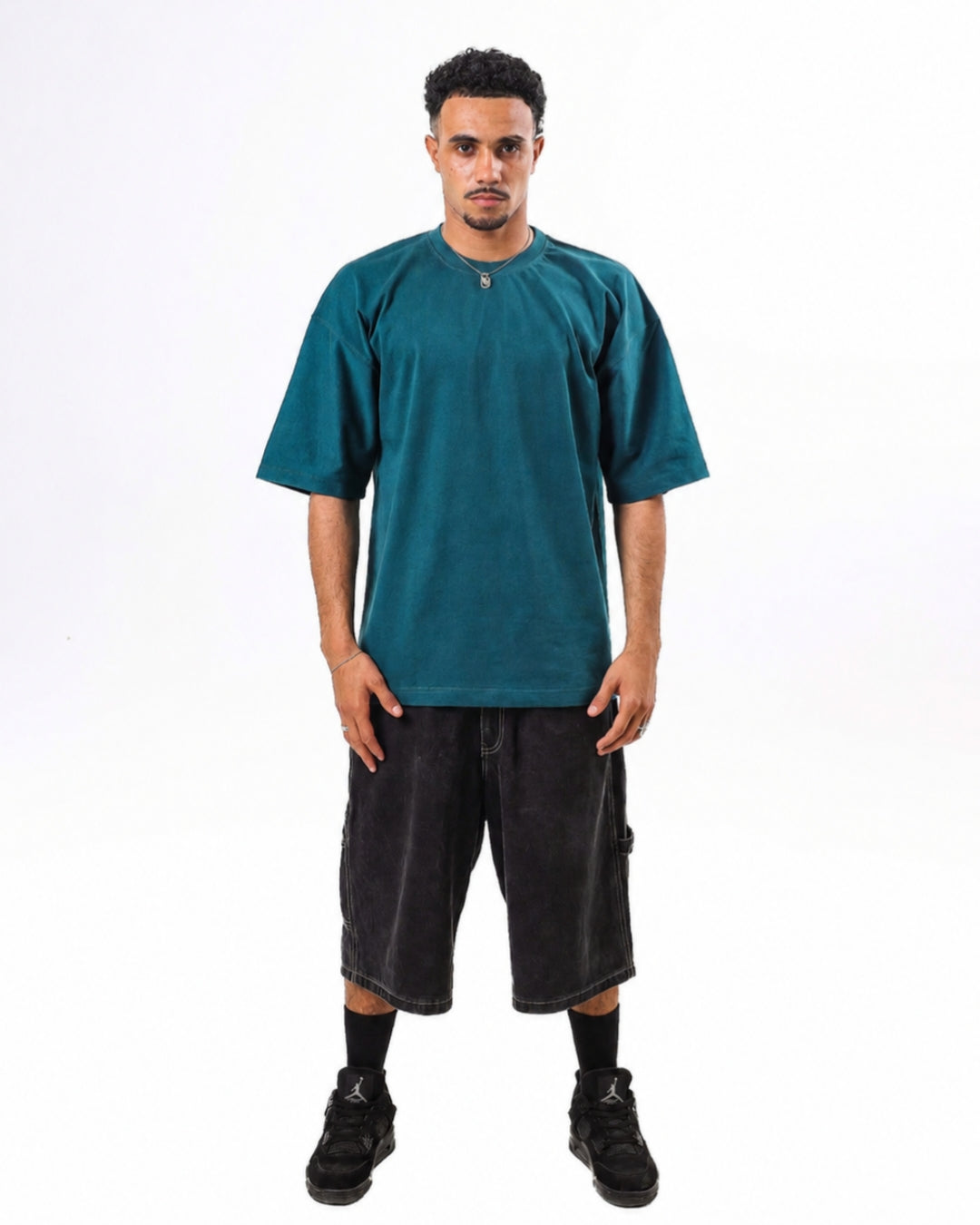 Oversized t-shirt -Olive color
