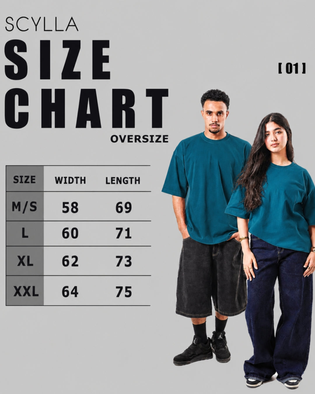 Oversized t-shirt -Olive color