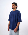 Oversized t-shirt - navy color