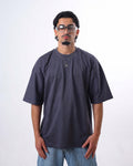 Oversized t-shirt -Dark gray color