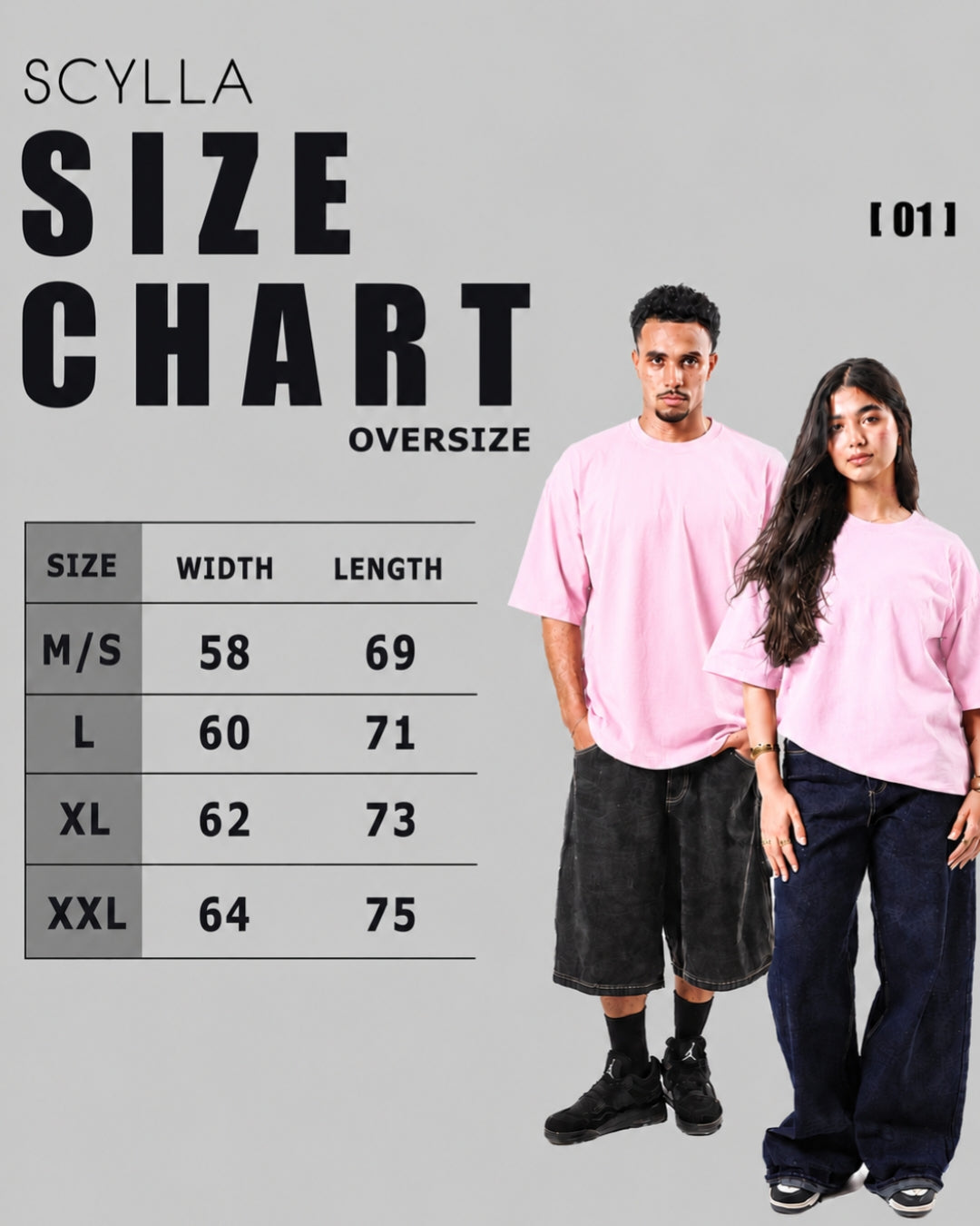 Oversized t-shirt -Pink color