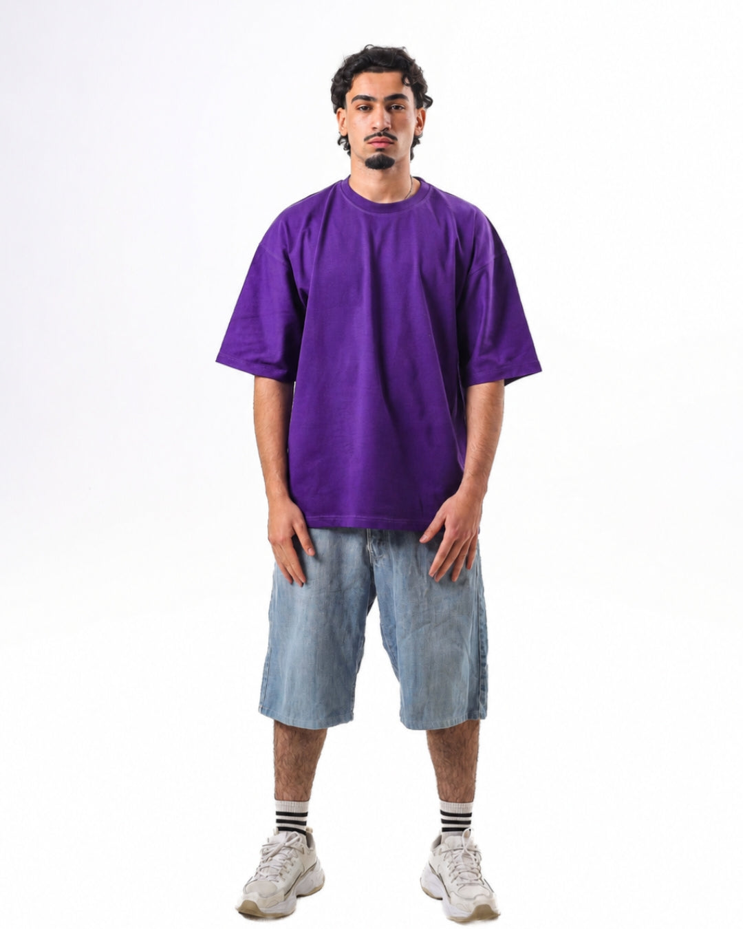 Oversized t-shirt -Purple color