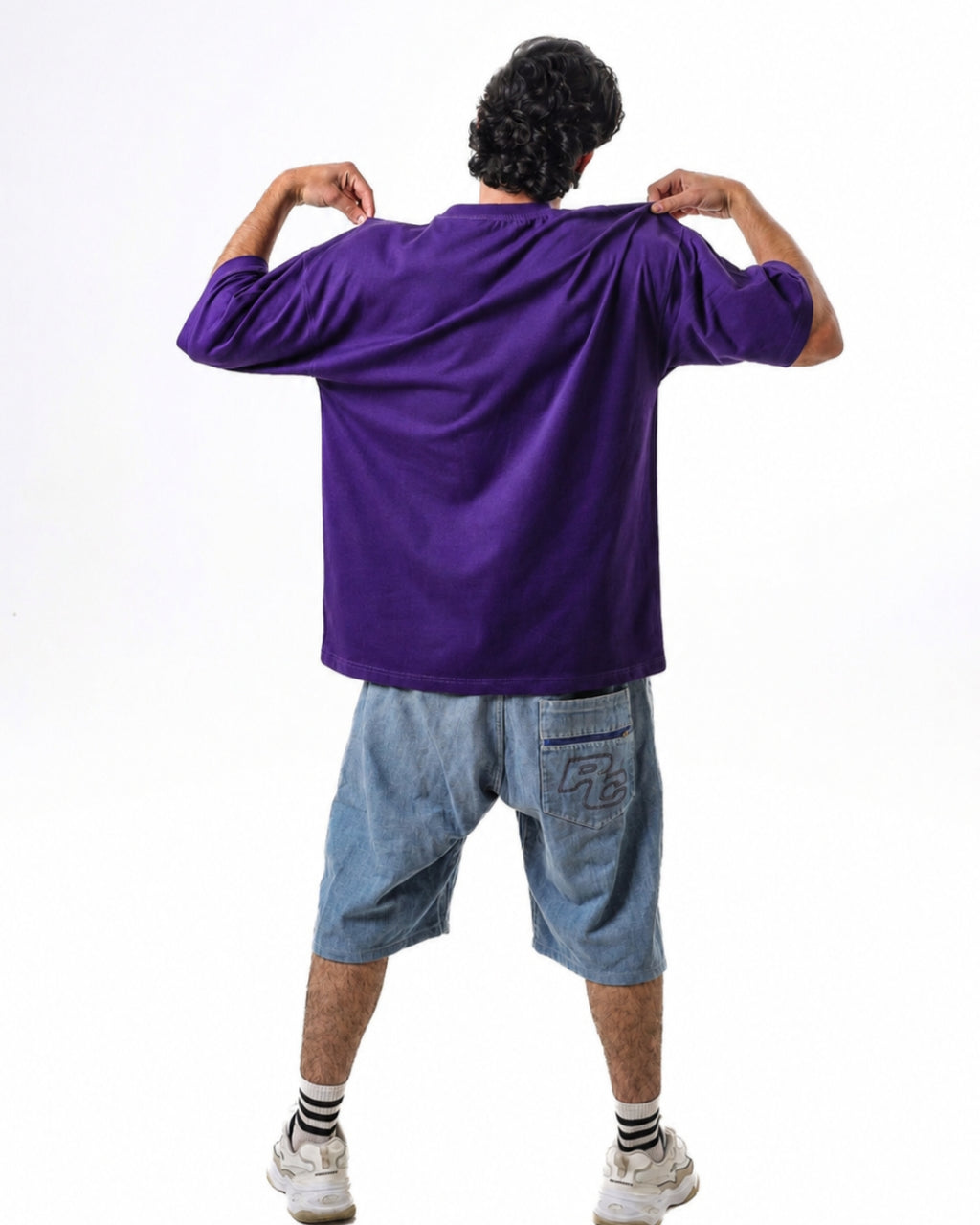 Oversized t-shirt -Purple color