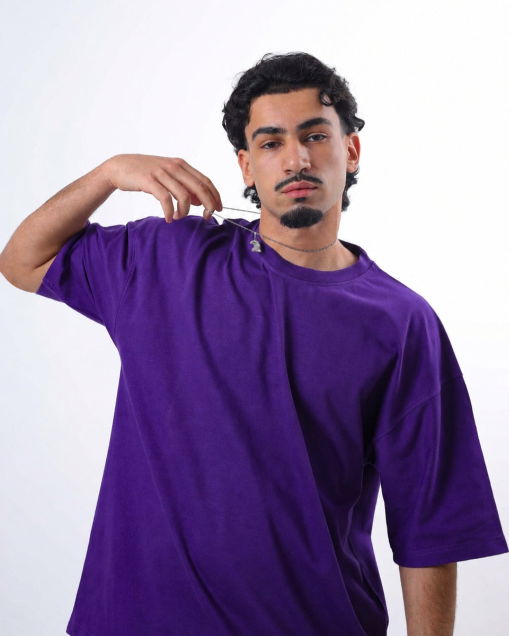 Oversized t-shirt -Purple color