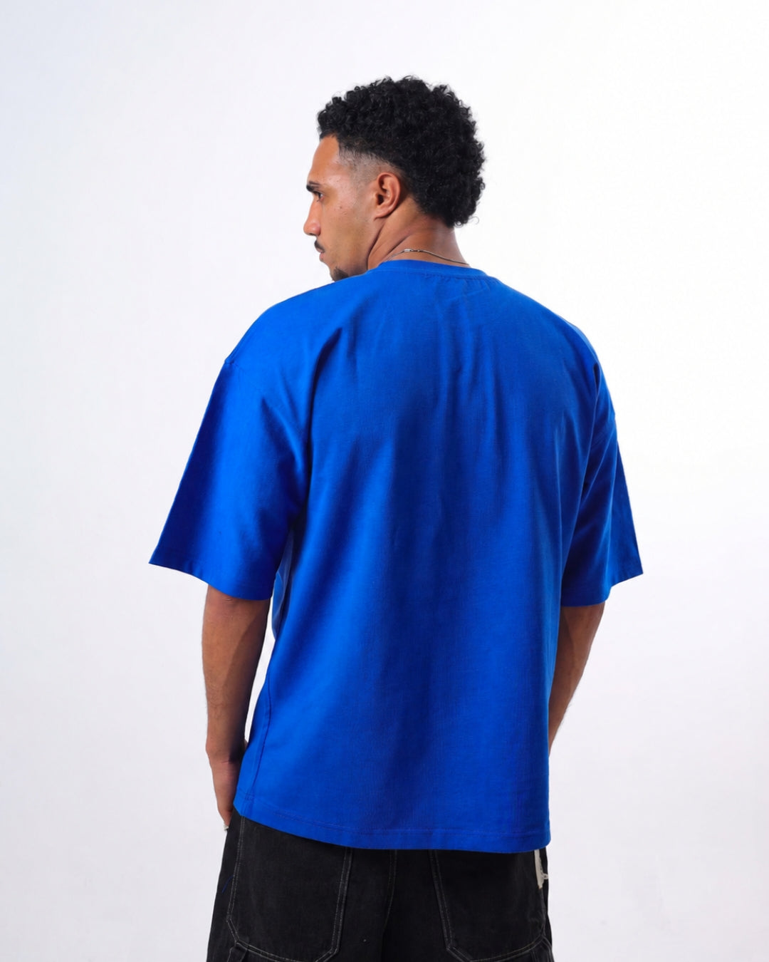 Oversized t-shirt -Blue color