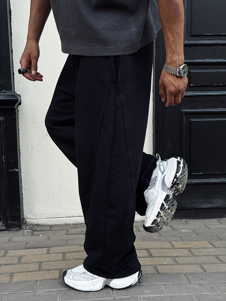 Balloon Fit Black SweatPants